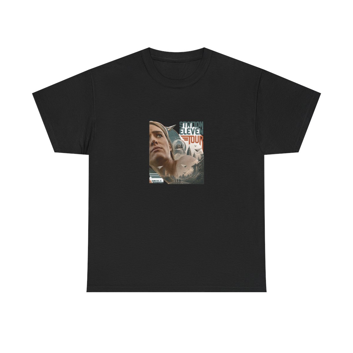 Station Eleven "STATION ELEVEN TOUR" Unisex Tee - alternate angle 3, merchandise